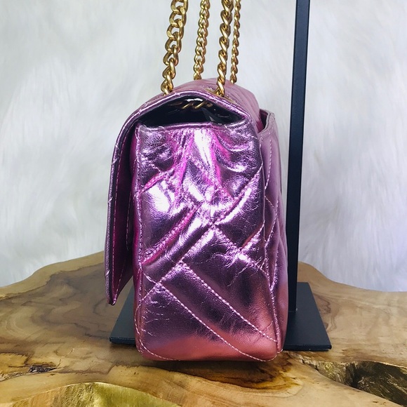 Michael Kors Vivianne Shoulder Flap Leather Bag - Picture 3 of 8